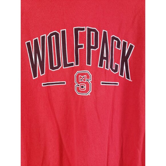 NC State Wolfpack Long Sleeve Shirt Men's Size Large Red - Picture 3 of 7